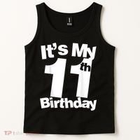 Funny 11th Birthday It's My 11th Birthday 11 Year Old Birthday Tank Top thumb 2