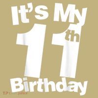 Funny 11th Birthday It's My 11th Birthday 11 Year Old Birthday Long Sleeve Shirt thumb 2