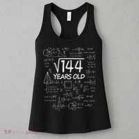 Funny 12th Birthday 144 Math Square Root Women's Tank Top thumb 3