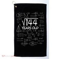 Funny 12th Birthday 144 Math Square Root Golf Towel thumb 0