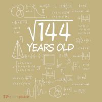 Funny 12th Birthday 144 Math Square Root Hoodie thumb 7