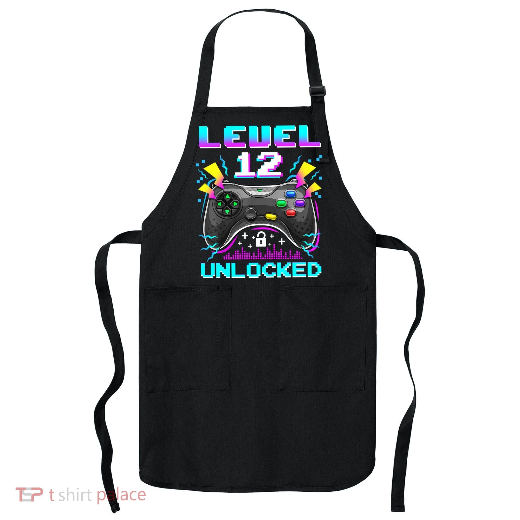 Funny 12th Birthday Video Game Gift Birthday Gaming Apron