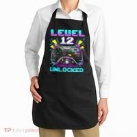 Funny 12th Birthday Video Game Gift Birthday Gaming Apron thumb 2