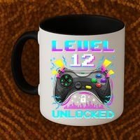 Funny 12th Birthday Video Game Gift Birthday Gaming Coffee Mug thumb 2