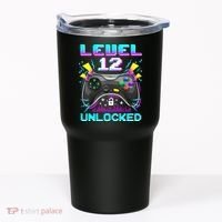 Funny 12th Birthday Video Game Gift Birthday Gaming Tumbler thumb 0