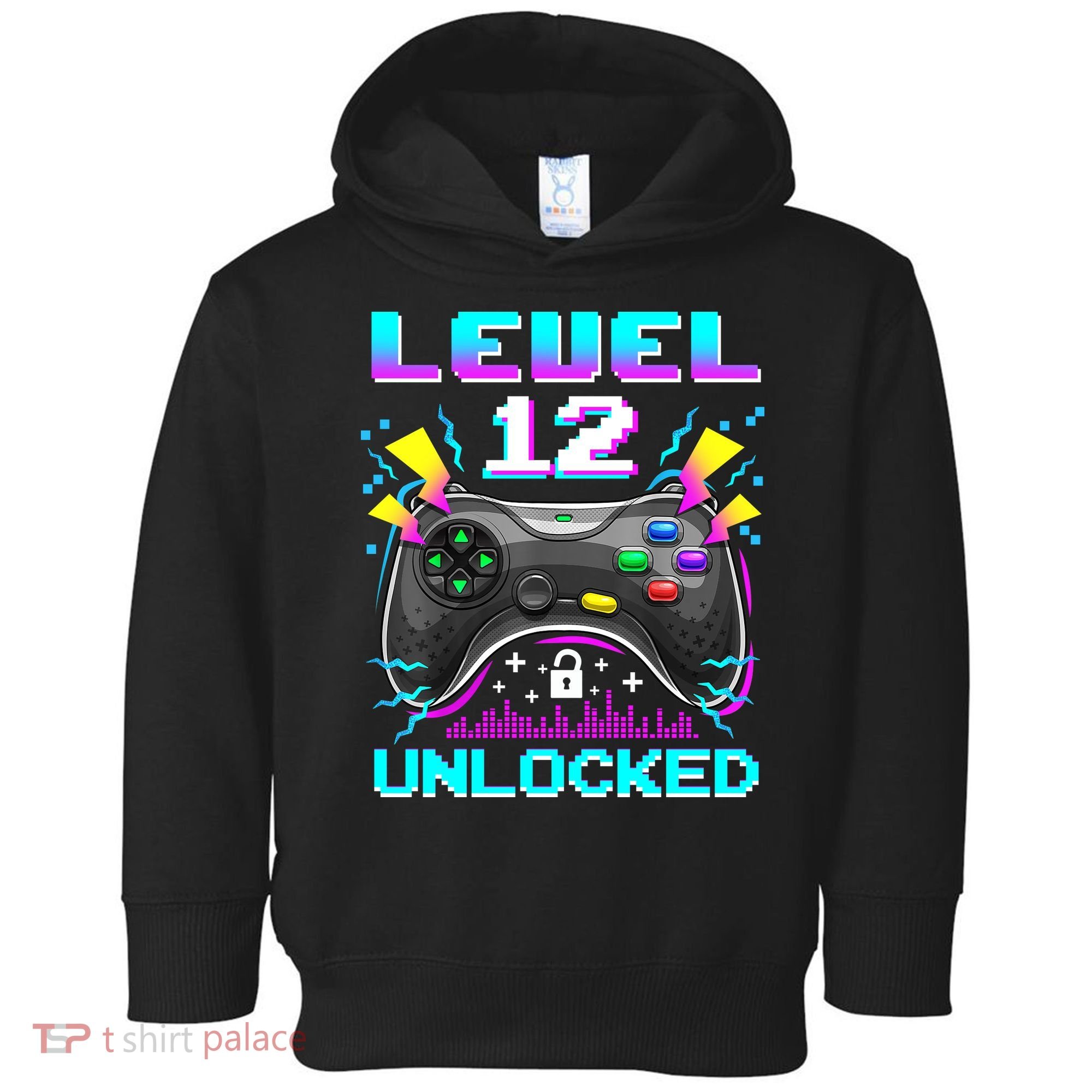 Funny 12th Birthday Video Game Gift Birthday Gaming Toddler Hoodie