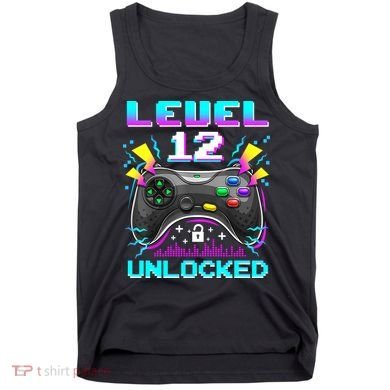 Funny 12th Birthday Video Game Gift Birthday Gaming Tank Top