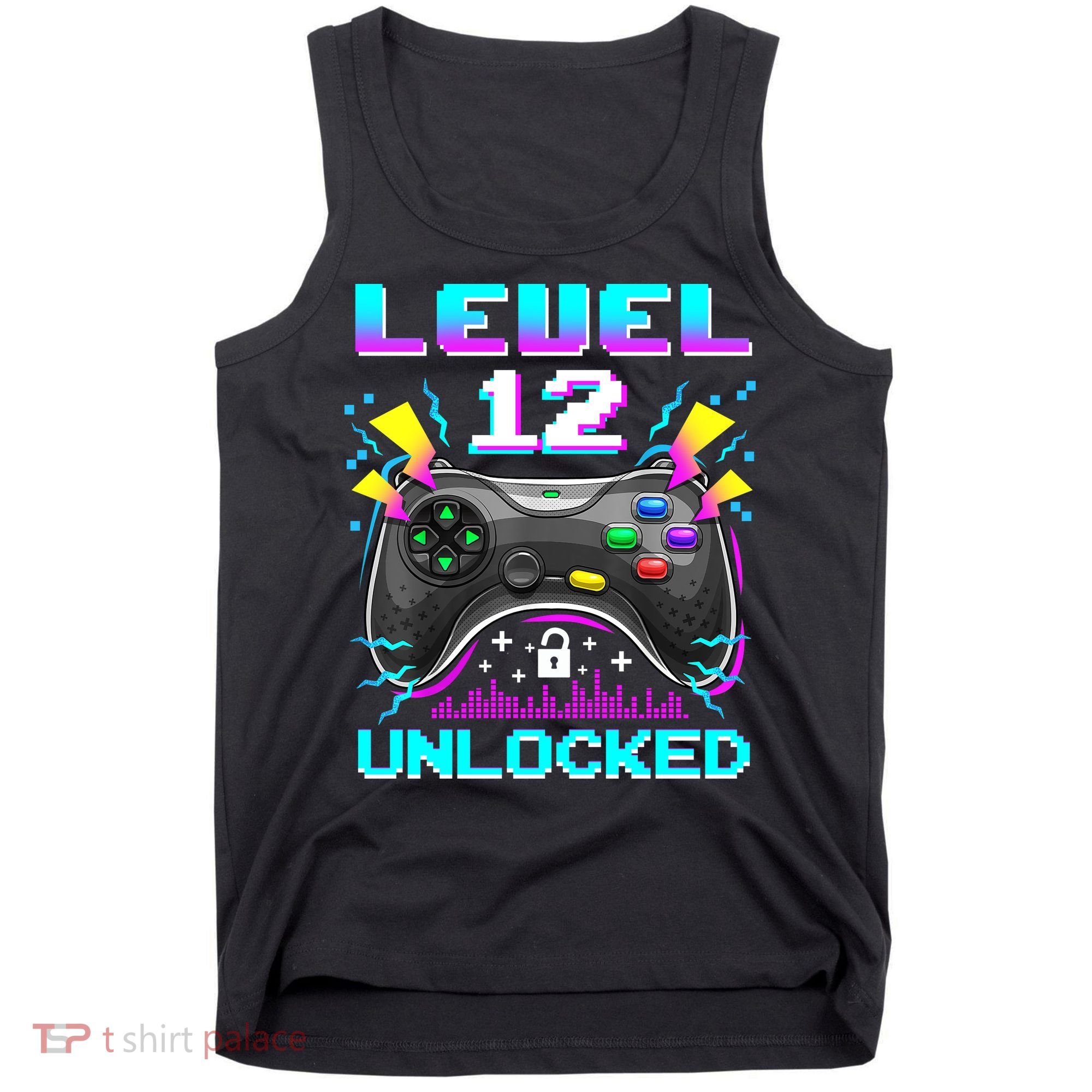 Funny 12th Birthday Video Game Gift Birthday Gaming Tank Top