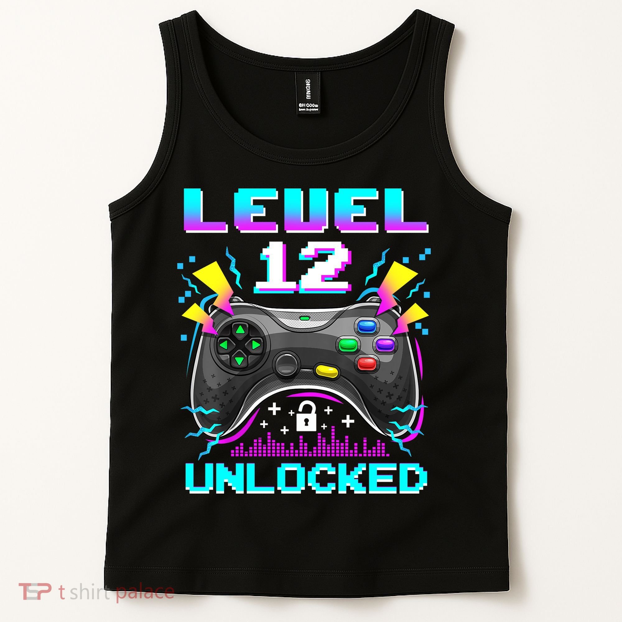 Funny 12th Birthday Video Game Gift Birthday Gaming Tank Top
