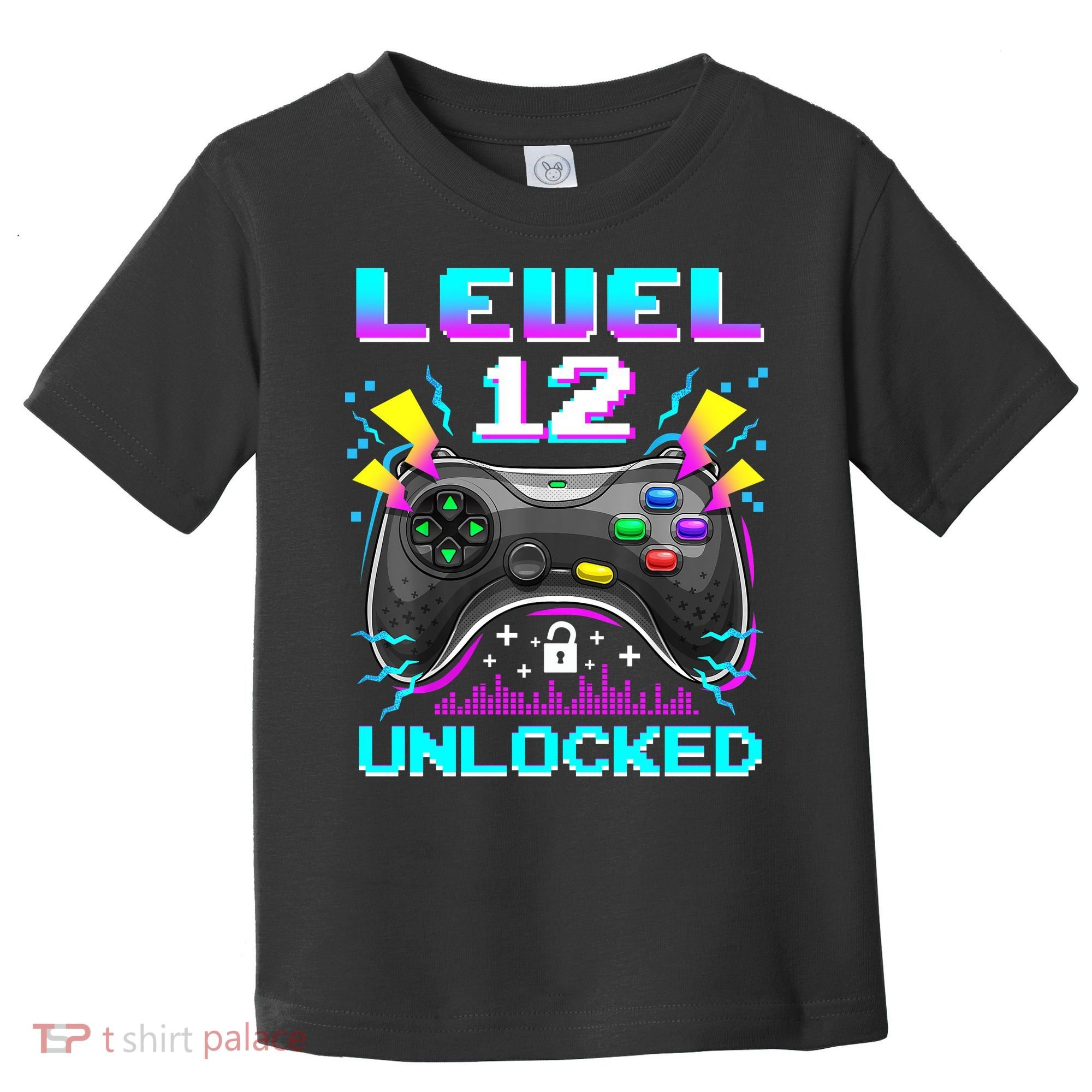 Funny 12th Birthday Video Game Gift Birthday Gaming Toddler T-Shirt