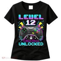 Funny 12th Birthday Video Game Gift Birthday Gaming Women's T-Shirt thumb 0