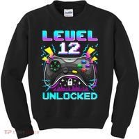 Funny 12th Birthday Video Game Gift Birthday Gaming Kids Sweatshirt thumb 0