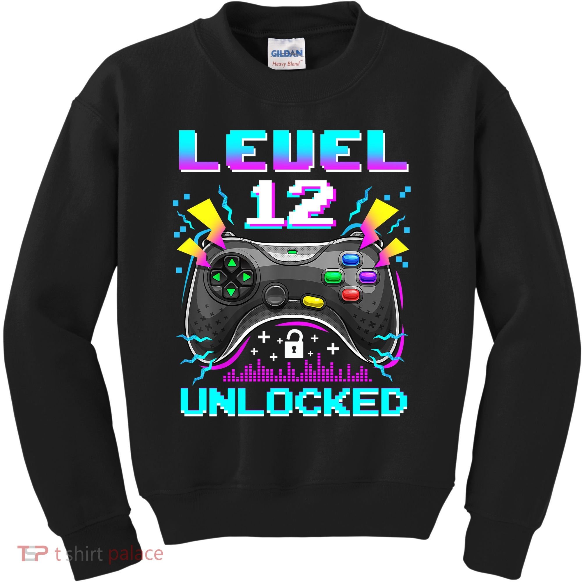 Funny 12th Birthday Video Game Gift Birthday Gaming Kids Sweatshirt