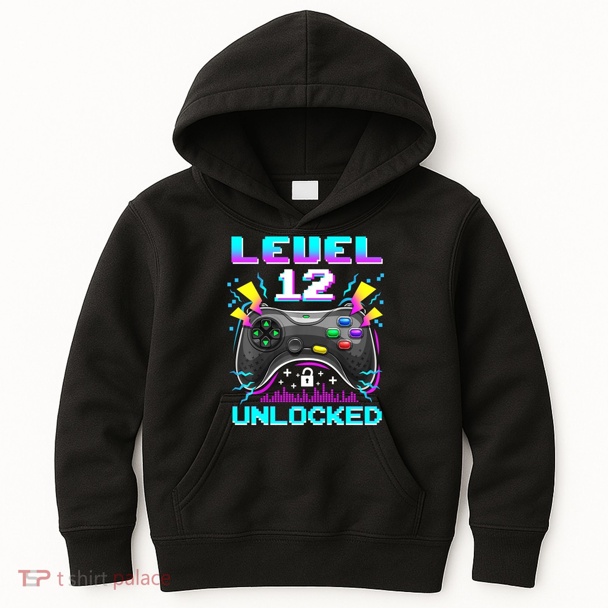 Funny 12th Birthday Video Game Gift Birthday Gaming Kids Hoodie