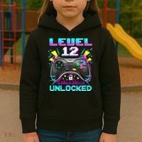 Funny 12th Birthday Video Game Gift Birthday Gaming Kids Hoodie thumb 3