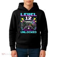 Funny 12th Birthday Video Game Gift Birthday Gaming Kids Hoodie thumb 4