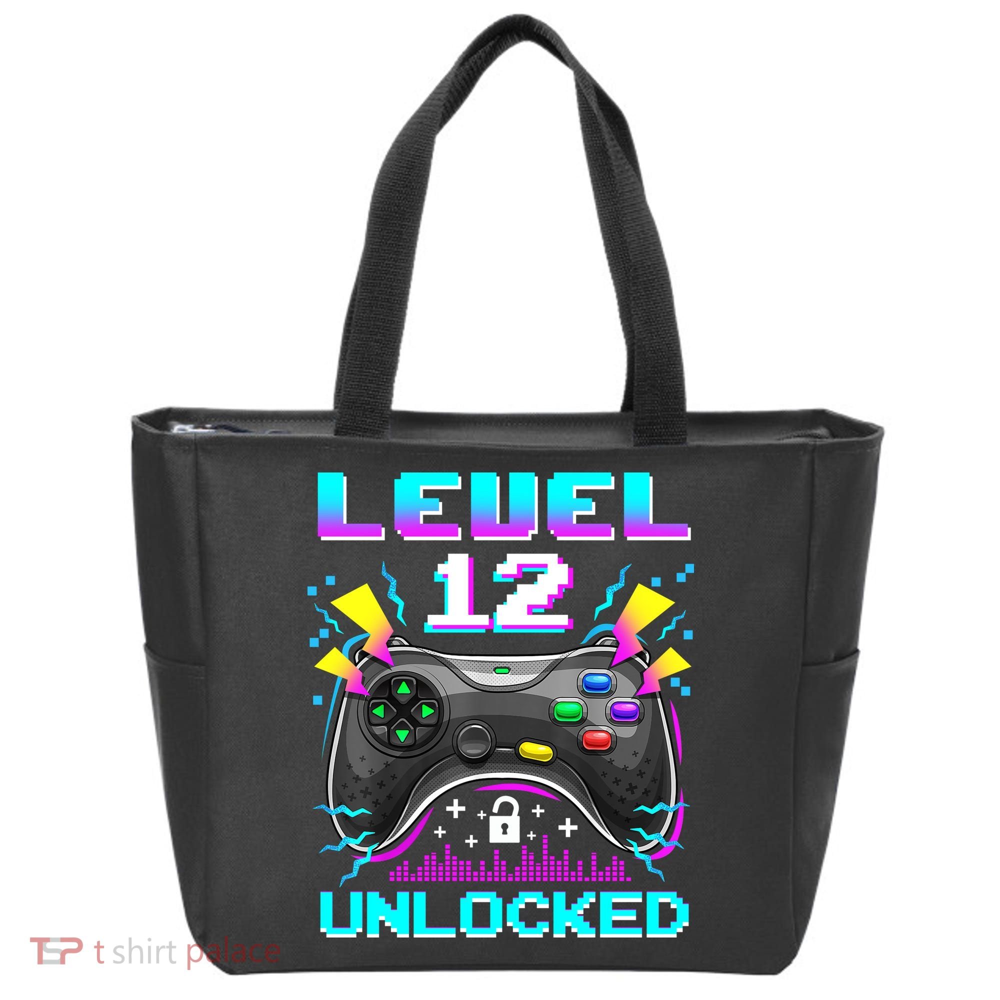 Funny 12th Birthday Video Game Gift Birthday Gaming Tote Bag
