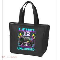 Funny 12th Birthday Video Game Gift Birthday Gaming Tote Bag thumb 3
