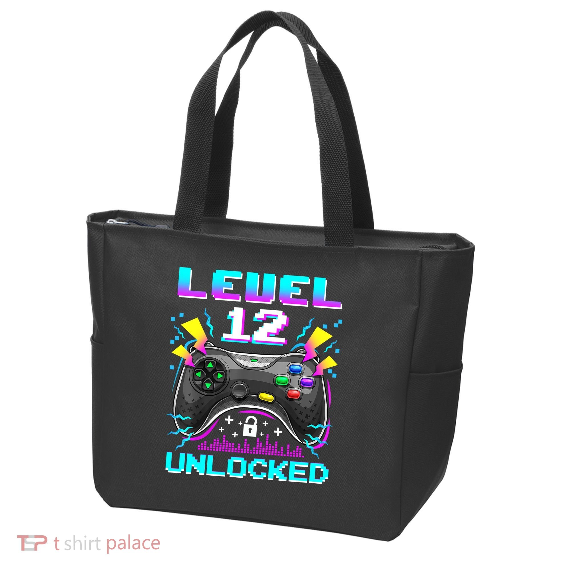 Funny 12th Birthday Video Game Gift Birthday Gaming Tote Bag