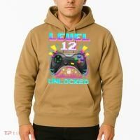 Funny 12th Birthday Video Game Gift Birthday Gaming Hoodie thumb 2