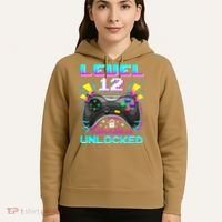 Funny 12th Birthday Video Game Gift Birthday Gaming Hoodie thumb 5