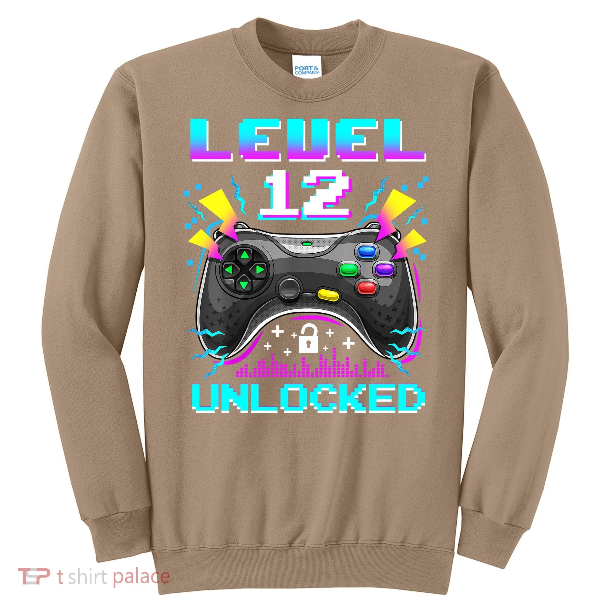 Funny 12th Birthday Video Game Gift Birthday Gaming Sweatshirt