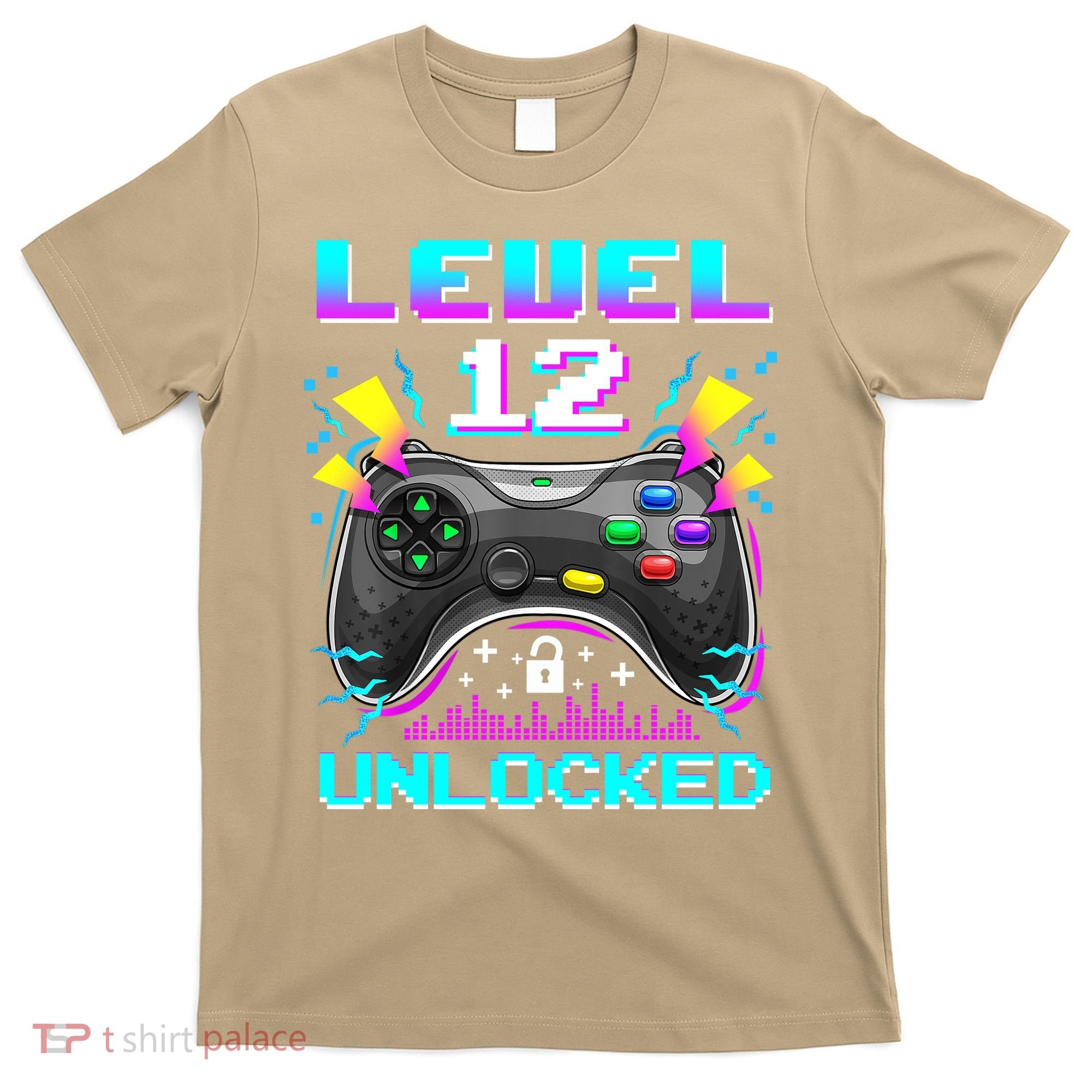 Funny 12th Birthday Video Game Gift Birthday Gaming T-Shirt