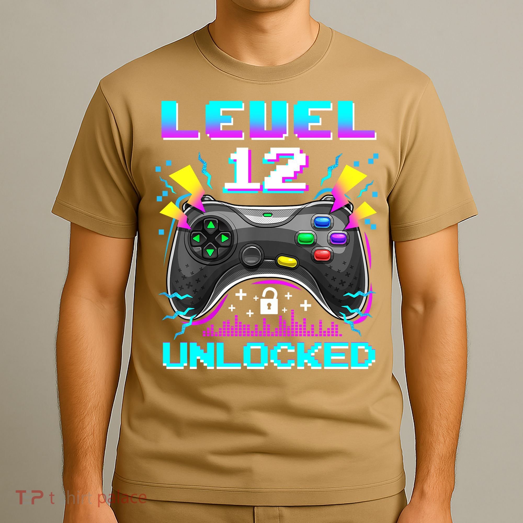 Funny 12th Birthday Video Game Gift Birthday Gaming T-Shirt