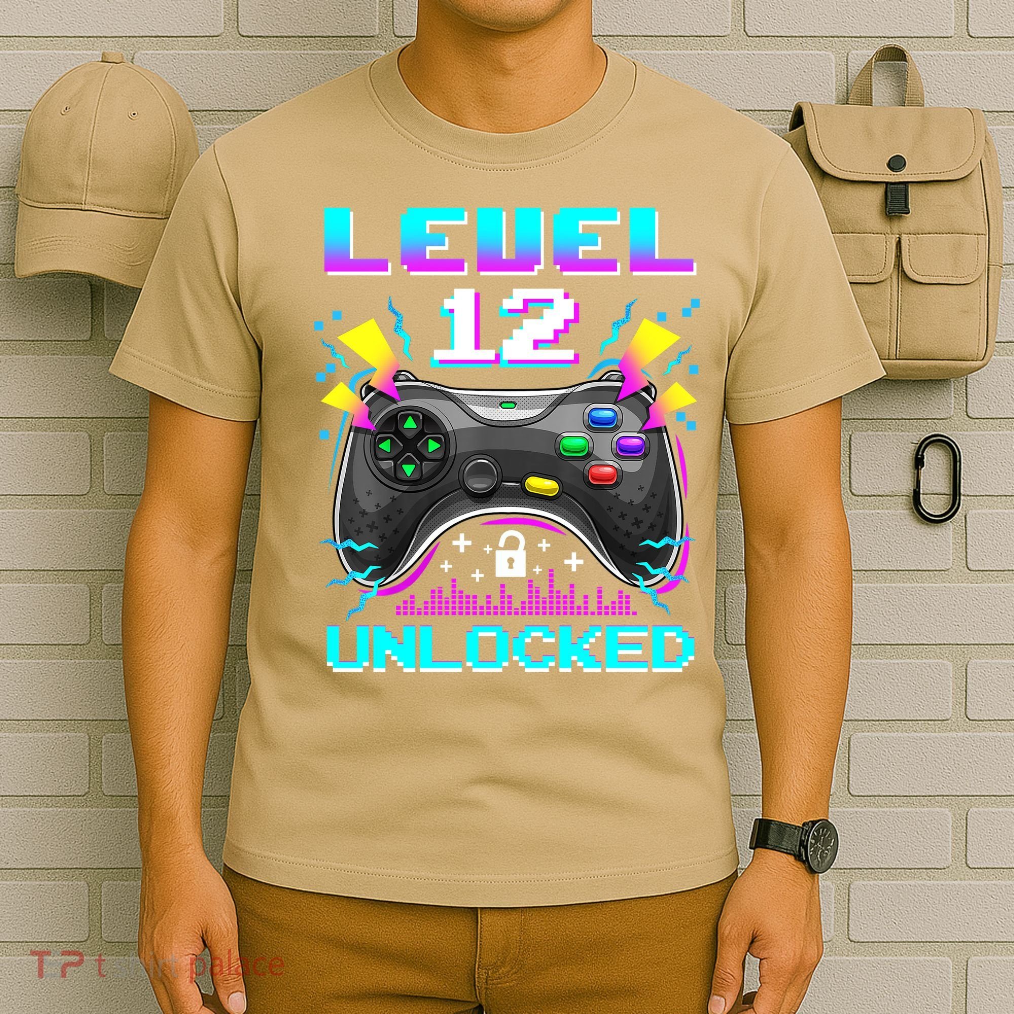 Funny 12th Birthday Video Game Gift Birthday Gaming T-Shirt