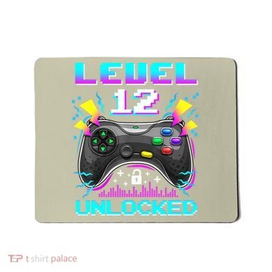 Funny 12th Birthday Video Game Gift Birthday Gaming Mousepad