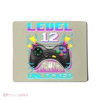 Funny 12th Birthday Video Game Gift Birthday Gaming Mousepad thumb 0