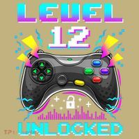 Funny 12th Birthday Video Game Gift Birthday Gaming Kids T-Shirt thumb 2