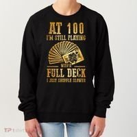 Funny 100th Birthday Gift 100 Year Old Cards Meaningful Gift Women's Sweatshirt thumb 0
