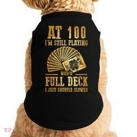 Funny 100th Birthday Gift 100 Year Old Cards Meaningful Gift Doggie Tank thumb 0