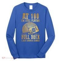 Funny 100th Birthday Gift 100 Year Old Cards Meaningful Gift Long Sleeve Shirt thumb 0