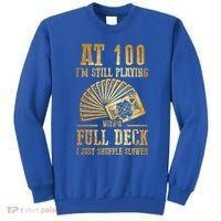 Funny 100th Birthday Gift 100 Year Old Cards Meaningful Gift Sweatshirt thumb 0