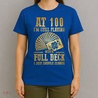 Funny 100th Birthday Gift 100 Year Old Cards Meaningful Gift T-Shirt thumb 4