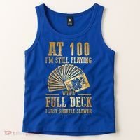 Funny 100th Birthday Gift 100 Year Old Cards Meaningful Gift Tank Top thumb 2