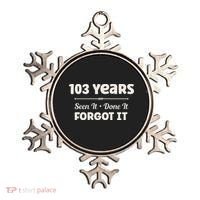 Funny 103rd Birthday Gifts 103 Years Old Ornament thumb 0