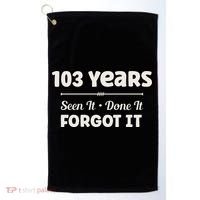 Funny 103rd Birthday Gifts 103 Years Old Golf Towel thumb 0