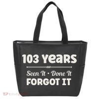 Funny 103rd Birthday Gifts 103 Years Old Tote Bag thumb 0