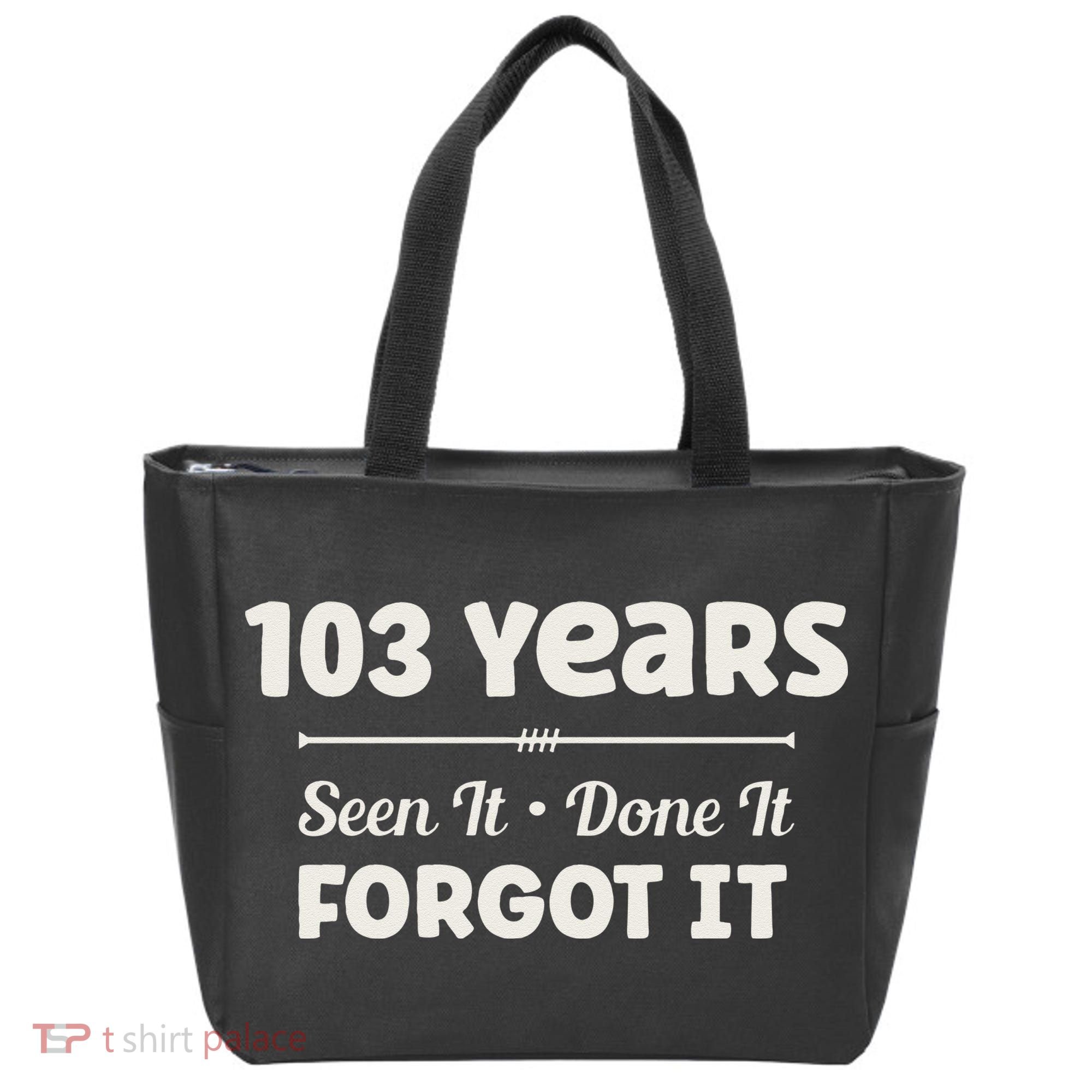 Funny 103rd Birthday Gifts 103 Years Old Tote Bag
