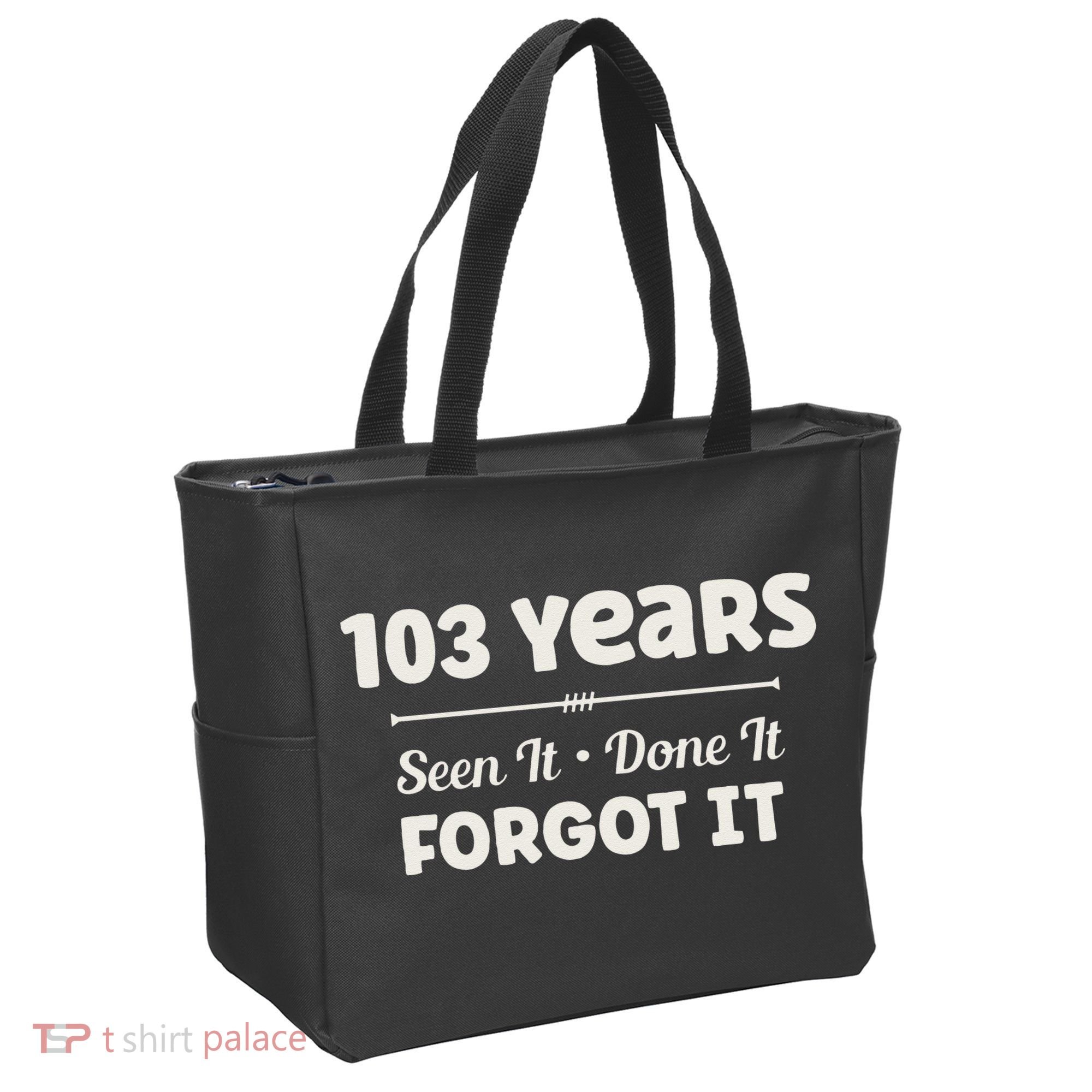 Funny 103rd Birthday Gifts 103 Years Old Tote Bag