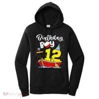 Fisherman 12th Birthday Fishing 12 Year Old Theme Bday Women's Hoodie thumb 0
