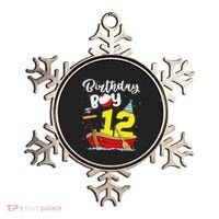Fisherman 12th Birthday Fishing 12 Year Old Theme Bday Ornament thumb 0