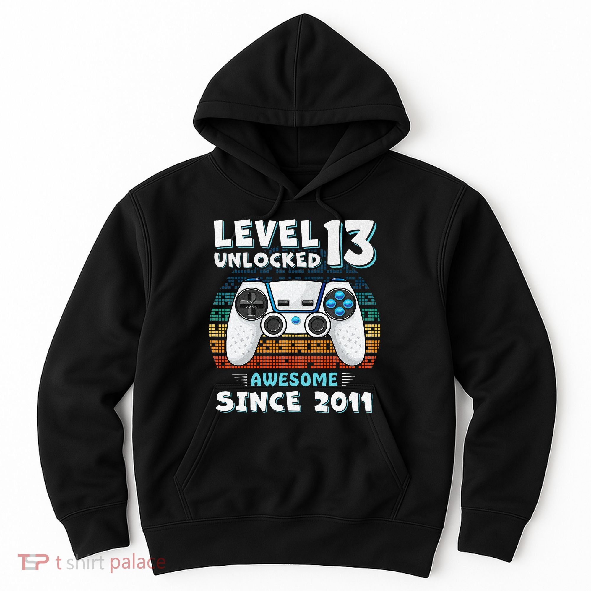 Funny 13th Birthday Decoration Boy 13yr 13 Year Old Birthday Hoodie
