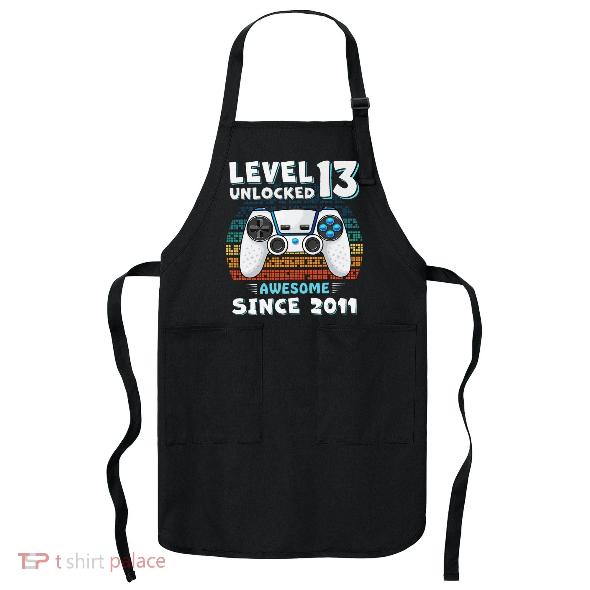 Funny 13th Birthday Decoration Boy 13yr 13 Year Old Birthday Apron
