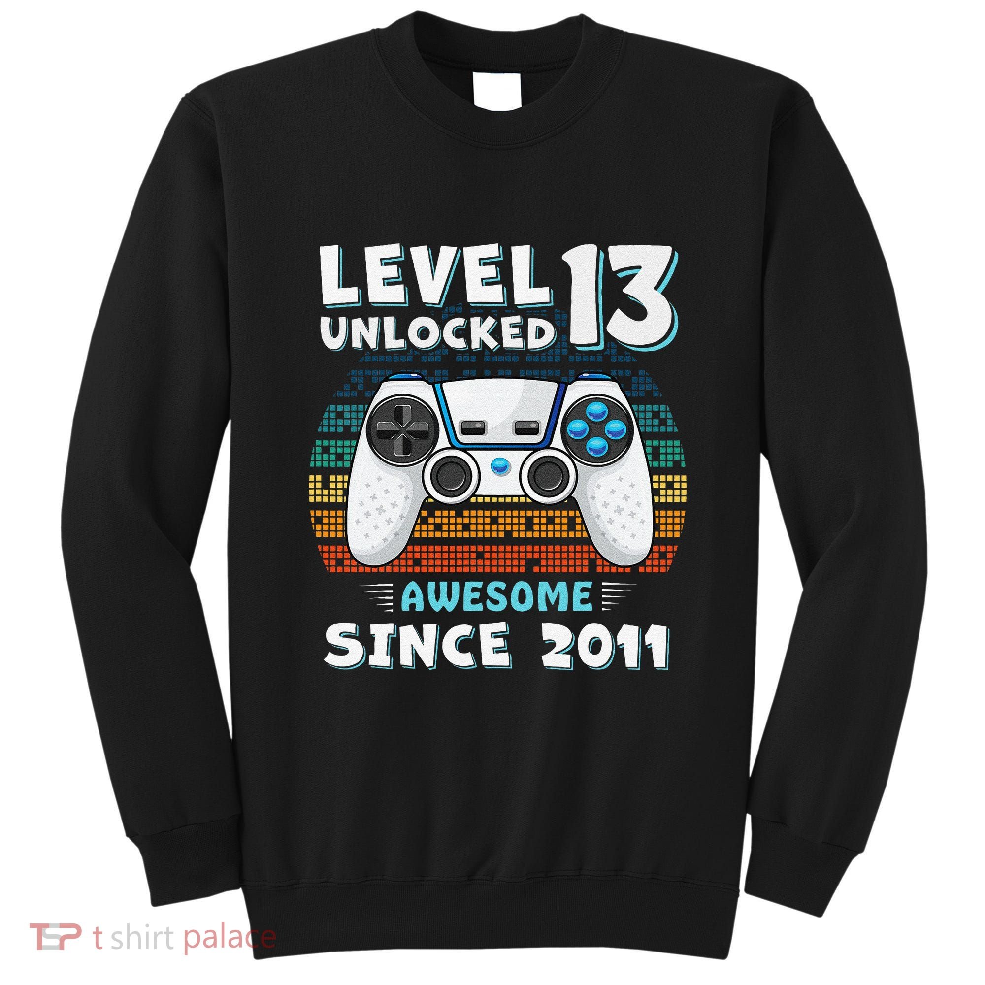 Funny 13th Birthday Decoration Boy 13yr 13 Year Old Birthday Sweatshirt