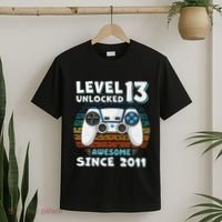 Funny 13th Birthday Decoration Boy 13yr 13 Year Old Birthday T-Shirt thumb 2