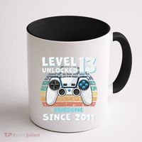 Funny 13th Birthday Decoration Boy 13yr 13 Year Old Birthday Coffee Mug thumb 1